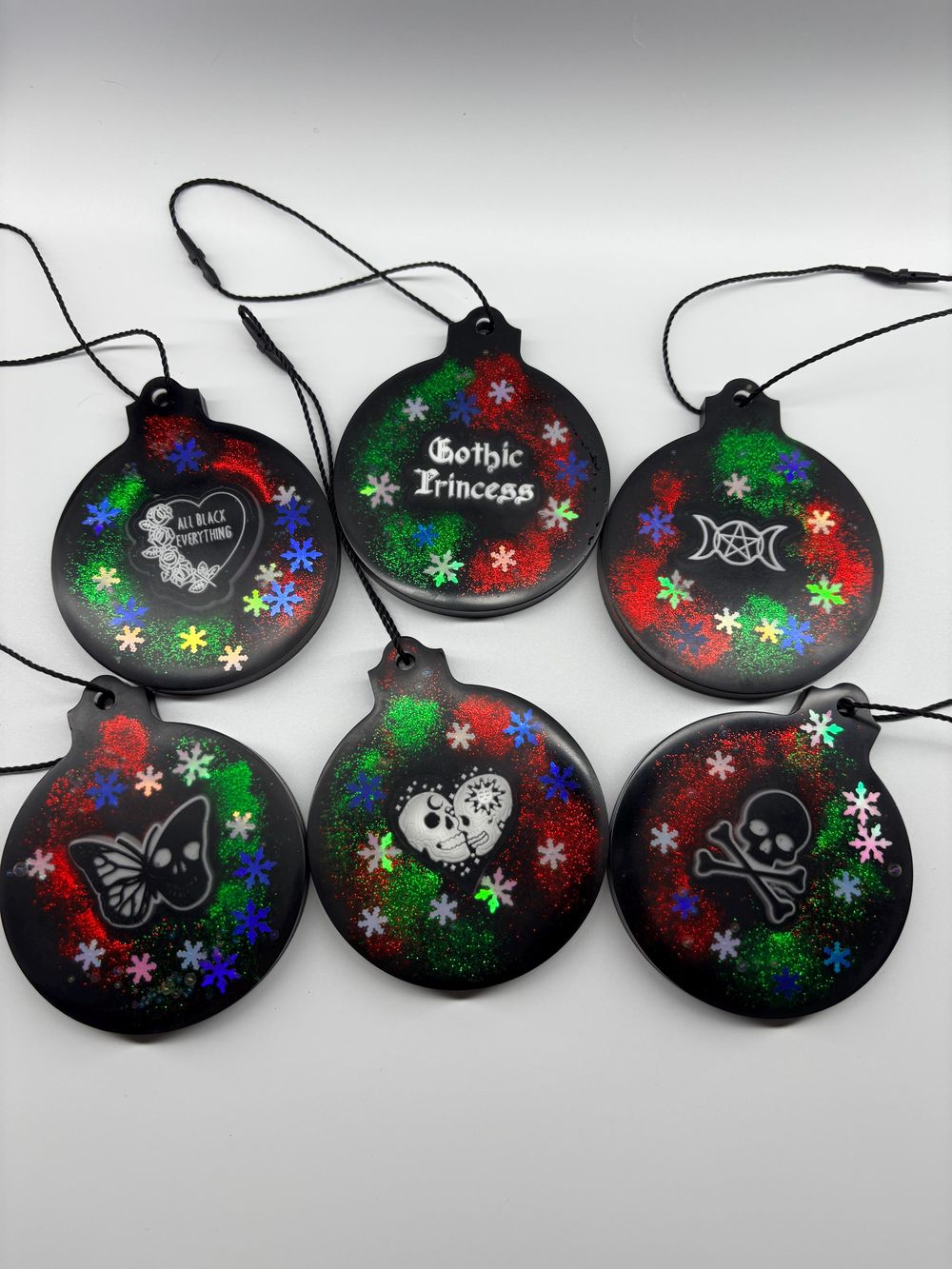 Princess Goth Ornaments: Dark Christmas and Halloween Decor ...